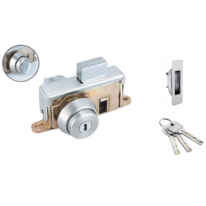 An ninh cao cửa dưới đóng thiết bị thép không gỉ đôi khóa chốt khóa mà không cần xử lý cho khung nhôm tầng - Product Image 4