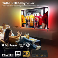 EDUP Rétroéclairage TV LED avec Boîtier de Synchronisation HD pour Téléviseurs 55-65 Pouces et PC pour Jeux et Films