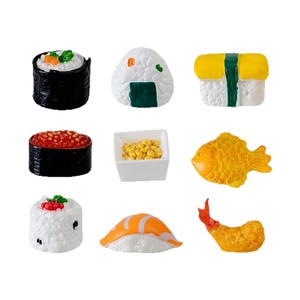 <span class=keywords><strong>Mini</strong></span>-ornements décoratifs DIY pour maison de poupée : Simulation de micro-paysage de cuisine japonaise, accessoires de jeu alimentaire - Product Image 5
