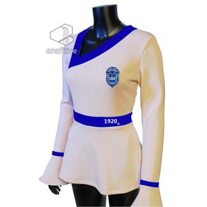 Zeta Phi Beta Peplum Top - Product Image 1