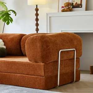 Sang Trọng Ba Chỗ Ngồi Modular Sofa Đặt Bọc Đồ Nội Thất Cho Khách Sạn Nhà Túi Chân Không Gấp Giường Nén Cho Căn Hộ Sống - Product Image 5