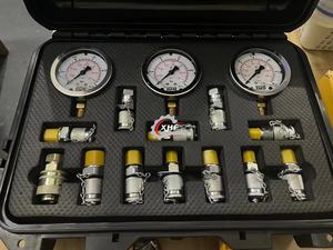 0-600mpa Medidor De Pressão Hidráulica Universal Manômetros De Pressão Hidráulica Escavadeira Kit De Teste De Pressão Hidráulica - Product Image 2