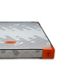 <b>Soft</b> & Supple <b>Single</b> <b>Mattress</b> Skin-Friendly Gold Luxury Hotel Furniture Rebonded Foam Carton Packaging Vietnam - Product Image 4