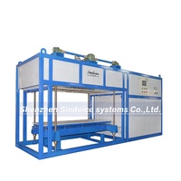 Machine à glaçons en blocs de petite capacité 2 tonnes/jour, fabrication chinoise, avec stockage de 1000 kg de glace, à vendre