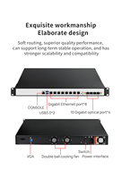 Serveur 1U H170/C236 Intel Core 6/7/8/9Th Gen Cpu Firewall Chassis Vpn Pfsense Company Router 8 Lan Ports SFP