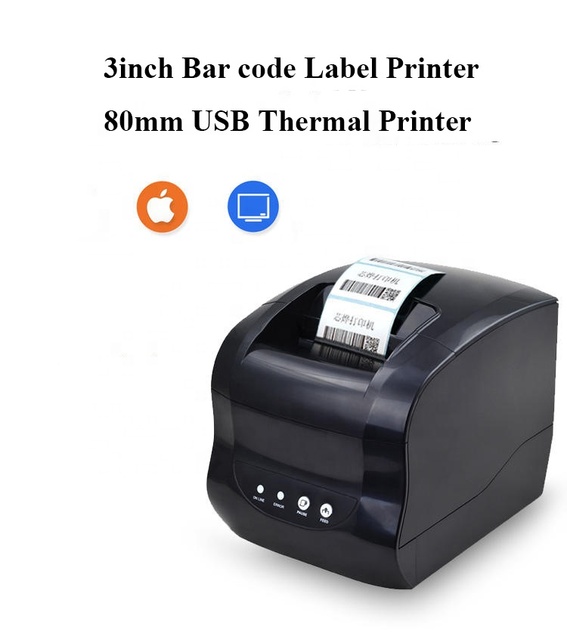 Xprinter XP-365B 80mm 3 Inch USB Thermal Printer Two-in-One Receipt and Label Printer with Stock Status