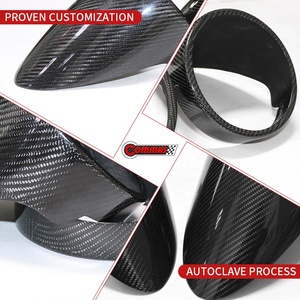 Cubierta de Luz Trasera de Fibra de Carbono de Calidad Brillante, Piezas de Auto OEM para Ferrari 458 - Product Image 3