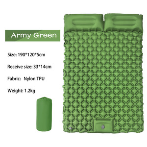 <span class=keywords><strong>Matelas</strong></span> <span class=keywords><strong>de</strong></span> camping double - <span class=keywords><strong>Matelas</strong></span> pneumatique ultraléger en TPU avec pompe intégrée et oreiller - Product Image 3