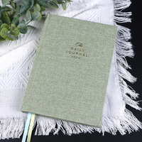 Carnet à couverture rigide logo personnalisé et page intérieure Journal Agenda Planner Carnet Vente en gros