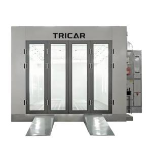 Tricar 7m cabines <span class=keywords><strong>de</strong></span> pulvérisation <span class=keywords><strong>de</strong></span> luxe cabine <span class=keywords><strong>de</strong></span> <span class=keywords><strong>peinture</strong></span> automobile à haute efficacité avec système <span class=keywords><strong>de</strong></span> chauffage salle <span class=keywords><strong>de</strong></span> cuisson pour <span class=keywords><strong>atelier</strong></span> <span class=keywords><strong>de</strong></span> voiture - Product Image 1