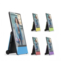 XOBLED OEM P2 Цифровой рекламный дисплей с сенсорным экраном, на батарейках, для улицы, с поддержкой текста, SDK, съемный
