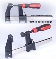 Klem F-Clamp Industri yang Dapat Disesuaikan, Tugas Berat, Bahan Baja untuk Pekerjaan Kayu