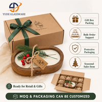 Bol à bougie en bois sculpté à la main, décoration rustique de Noël, plateau en bois de pin naturel, récipient pour bougie en cire de soja pour cadeaux de fêtes