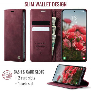 Funda de Lujo para Teléfono 2026, para Samsung S26 S25 S24 S23, Tipo Cartera con Protección RFID, Magnética, de Cuero, para Samsung <span class=keywords><strong>Galaxy</strong></span> S26 - Product Image 4
