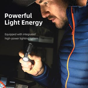 Warsun senter TYPE-C A700 700lumen, senter COB Mini dapat diisi ulang Led IP55 taktis berkemah EDC dengan klip dan lampu belakang