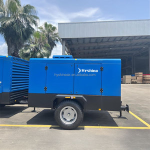Hyshina HX150-13B compresseur d'air à vis diesel portable polyvalent 13bar 185psi 530cfm 15m ³/min opération minière à faible entretien - Product Image 3