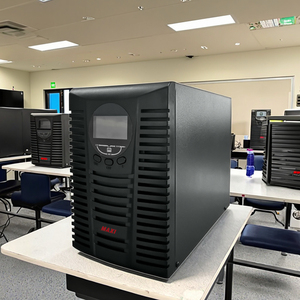 MAXI MXP 1KVA 고안정성 스마트 온라인 <span class=keywords><strong>UPS</strong></span> 단상 220V 1KVA 고 순수 사인파 산업용 3pcs 내장 50Hz LCD - Product Image 1