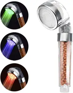 Cixi Qianyao Hydroelectric power color change led filter high pressure shower head