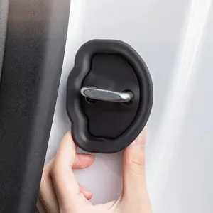 4 पीसी कार दरवाजा लॉक कवर मॉडल 3/y/x कार दरवाजे के लिए लॉक कवर, आपकी कार की सुरक्षा को अपग्रेड करें