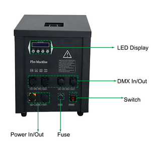 Igracelite 1200W Projecteur de Flamme Verticale Étanche à Tir Unique IP55 DMX512 pour Spectacles Extérieurs et Événements DJ - Product Image 6