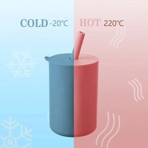 Vaso Antiderrames de Silicona de 150 ml para Bebés, Libre de BPA, Resistente a Derrames, Irrompible, con Diseño Impreso, Tapa con Pajita, para Niños Pequeños, para la Hora de Comer - Product Image 3