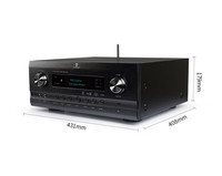 Kazanan/AT-2300 PRO 7.1. 4 panoramik siren güç amplifikatörü tiyatro profesyonel yüksek güçlü gölge K All-in-one makinesi 230wx7