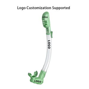 शीर्ष शुष्क वाल्व डाइविंग स्नॉर्कल पाइप सांस ट्यूब भोजन-ग्रेड सिलिकॉन मुखपत्र वयस्क तैराकी उपकरण - Product Image 2