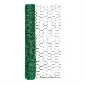 Factory Sale Shengsen 2 inch Hexagonal Galvanized Poultry Netting PVC Coated Hexagonal Chicken Wire Mesh Fence