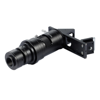 Parfocal 2D 3D Switchable Monocular Zoom Microscope Lens WD100 0.7X-5X C-Mount Industrial Lens