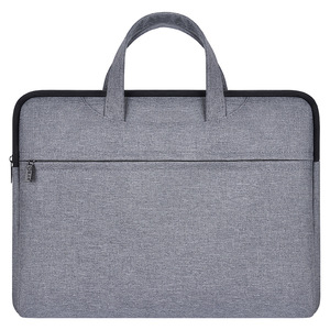 Oukchi Canvas Office Briefcase 38x30x4cm Oxford Cloth Zipper <b>Document</b> <b>Bag</b> With Printing For Business Use - Product Image 2