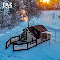 CC"Estate"Air House 14.6 ㎡   Tente gonflable de camping durable et imperméable, directement de l'usine
