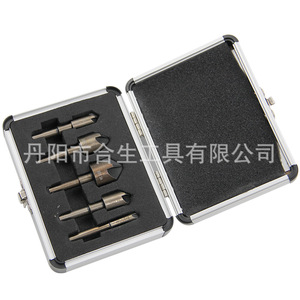 Mr <b>Drill</b> 5 Piece Imperial Standard High Speed Steel Round Shank Chamfer <b>Bit</b> Set For Woodworking Hole Opening And Enlarging - Product Image 5