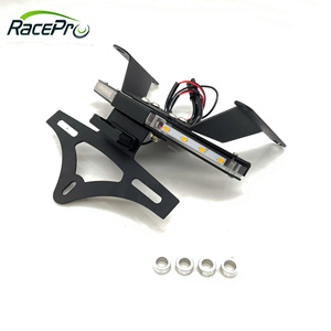 Soporte trasero para guardabarros trasero de motocicleta, Marco para matrícula, tarjetero trasero para <span class=keywords><strong>Honda</strong></span> <span class=keywords><strong>CB650R</strong></span> CBR650R CB/CBR 650R 2020 2019 - Product Image 2