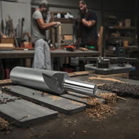 Warrior's Bit 1/2 pouces Diamètre de coupe Nettoyage Fraise inférieure pour outils de travail du bois