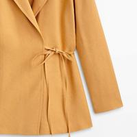Ensemble Blazer et Pantalon Deux Pièces pour Femme, Personnalisable, Mode Automne, Style Professionnel Sophistiqué, Veste en Coton et Lin