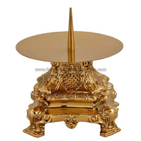 Bougie originale carrée unique et accrocheuse CA-1025-A avec un design intriguant et un chandelier éblouissant