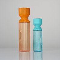 Flacon pulvérisateur de parfum en plastique cosmétique de forme unique de 250 ml avec pulvérisateur à brume en aluminium