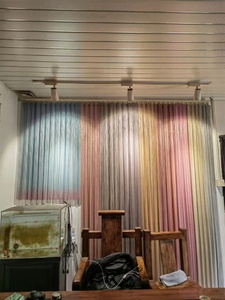 Kim Loại Đầy Màu Sắc Rèm Net Trang Trí Nhôm Chuỗi Liên Kết Rèm Dây Lưới Trang Trí Lưới Cho Phòng Divider Rèm - Product Image 6