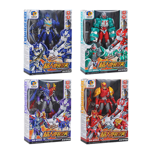 HY Toys Children <strong>Superman</strong> Transfiguration Man Armor Fit Toy Boy Sound and Light War Beast <strong>Robot</strong> Model Hand-made - Product Image 1