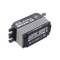 Servo Digital sin Escobillas Programable de Perfil Bajo y Alta Velocidad AGFRC A62BHL de 20 KG con Engranaje Metálico para Modelos RC