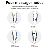 Masseur pour les pieds et les jambes à pression d'air, rechargeable par USB, contrôle du temps, récupération musculaire, AS ALL STAR CE