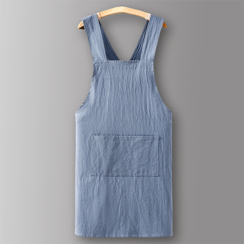 GrayZJ618Coton ceinture croisée froissée pur coton