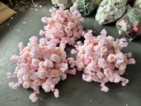 Boules de fleurs artificielles à faible MOQ pour centres de table de mariage