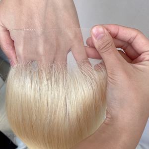 Extensions de cheveux brésiliens vierges Remy 613, grade 9A/10A, couleur naturelle, lisses, double épaisseur, avec closures 5x5 - Product Image 6