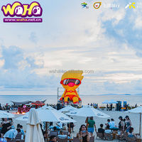 Mascotte gonflable sur le thème du canard mignon, publicité promotionnelle, gonflable pour les présentoirs des centres commerciaux et les événements pour enfants