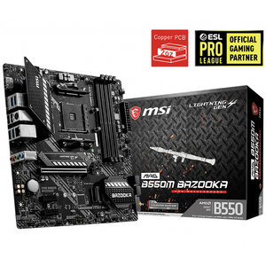 MSI MAG B550M BAZOOKA placa base usada compatible con AMD Ryzen de tercera generación y futuros procesadores AMD AM4 Socket con actualización de BIOS - Product Image 6