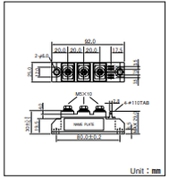 90A Puissance Thyristor Diode Module PK90