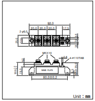 90A โมดูลไทริสเตอร์ไดโอดพลังงาน PK90 - Product Image 5