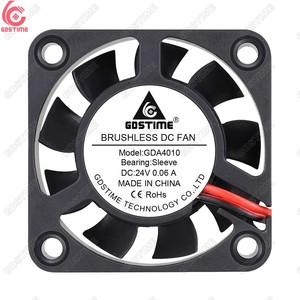 Gda4010 40x40x10mm 1.5 inch tay áo mang DC làm mát mát trục Lưu lượng không khí quạt nhựa - Product Image 4