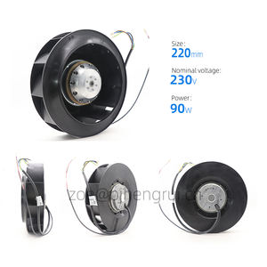 Ventilador centrífugo de refrigeración con inversor y rodamientos de bolas ebmpapst R2E220-AA40-71 252*252*71mm 90W 230V AC 2700RPM 0.4A - Product Image 2